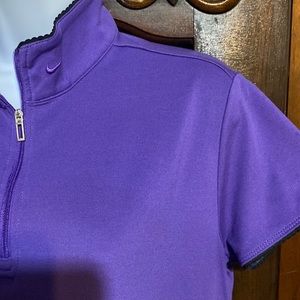 Nike Golf womens large purple short sleeve shirt